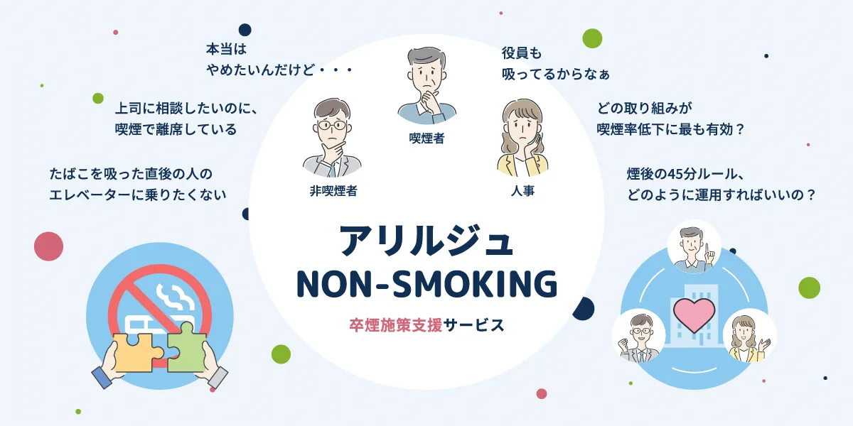 アリルジュNONSMOKING 卒煙施策支援サービス